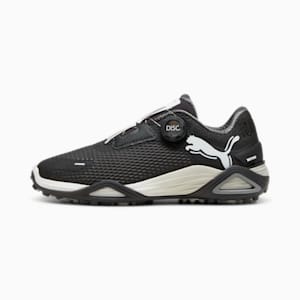 ウィメンズ ゴルフ シャドウキャット ニトロ ディスク スパイクレス シューズ, PUMA Black-Asphalt-PUMA White, extralarge-JPN