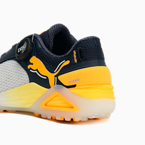 ウィメンズ ゴルフ シャドウキャット ニトロ ディスク スパイクレス シューズ, PUMA White-Deep Navy-Sun Stream, extralarge-JPN
