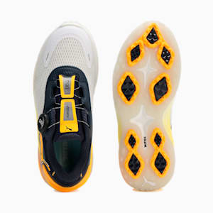 ウィメンズ ゴルフ シャドウキャット ニトロ ディスク スパイクレス シューズ, PUMA White-Deep Navy-Sun Stream, extralarge-JPN