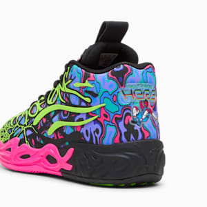 PUMA x LAMELO BALL MB.04 Heem Men's Basketball Shoes, PUMA Black-Luminous Pink-Electric Lime, extralarge