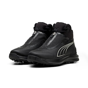 ウィメンズ ゴルフ プーマ ドライラベル スパイクシューズ, PUMA Black-Cool Dark Gray, extralarge-JPN