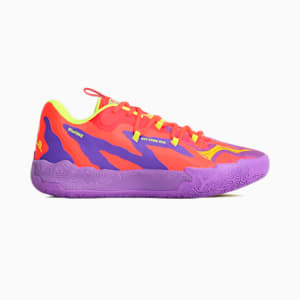 メンズ MB.03 LO LAVA バスケットボールシューズ, Purple Glimmer-Red Blast, extralarge-JPN