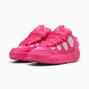 Tenis PUMA x LAMELO BALL LaFrancé Pink Carpet para niños grandes, Glowing Pink-Glacial Gray, extralarge