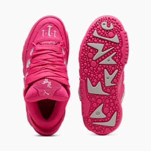 Tenis PUMA x LAMELO BALL LaFrancé Pink Carpet para niños grandes, Glowing Pink-Glacial Gray, extralarge