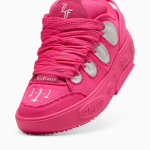 Tenis PUMA x LAMELO BALL LaFrancé Pink Carpet para niños grandes, Glowing Pink-Glacial Gray, extralarge