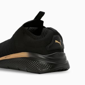Softride Pro Echo Slip-On Women's Shoes, PUMA Black-PUMA Gold, extralarge-IND