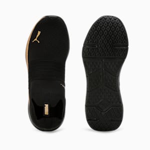 Softride Pro Echo Slip-On Women's Shoes, PUMA Black-PUMA Gold, extralarge-IND