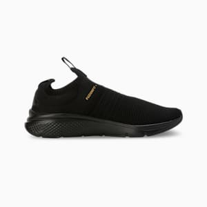Softride Pro Echo Slip-On Women's Shoes, PUMA Black-PUMA Gold, extralarge-IND