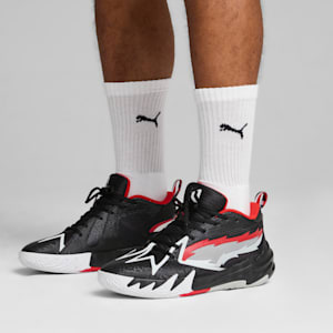 Chaussures de basketball Scoot Zeros O.D.D City Homme, PUMA Black-For All Time Red, extralarge