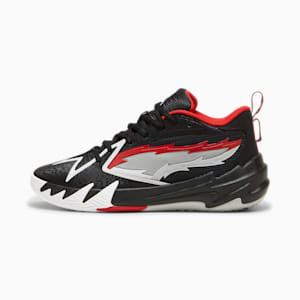 Scoot Zeros O.D.D City Men's Basketball Shoes, PUMA Black-For All Time Red, extralarge