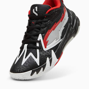 Scoot Zeros O.D.D City Big Kids' Basketball Shoes, PUMA Black-For All Time Red, extralarge