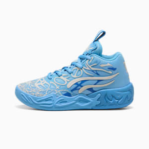 PUMA x LAMELO BALL MB.04 LaFrancé 1 of 1 Little Kids' Basketball Shoes, Team Light Blue-Cool Mid Gray, extralarge