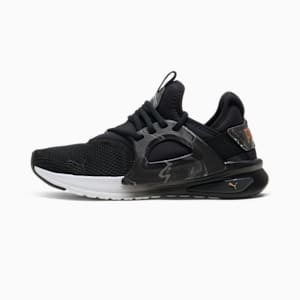 Zapatos para correr para mujer SOFTRIDE Enzo Evo Geode, PUMA Black-PUMA Gold, extralarge