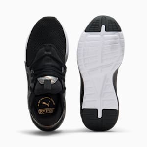Zapatos para correr para mujer SOFTRIDE Enzo Evo Geode, PUMA Black-PUMA Gold, extralarge