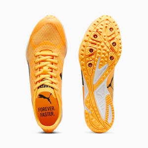 evoSPEED Haraka 8 Track Spikes, Sun Stream-PUMA Black-PUMA White, extralarge