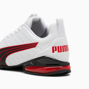 Voltaic Evo Fast Running Shoes Unisex, PUMA White-PUMA Black-For All Time Red, extralarge