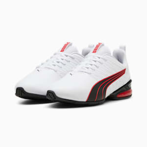 Voltaic Evo Fast Running Shoes Unisex, PUMA White-PUMA Black-For All Time Red, extralarge