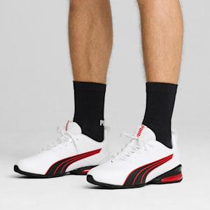 Voltaic Evo Fast Men's Training Shoes, PUMA White-PUMA Black-For All Time Red, extralarge