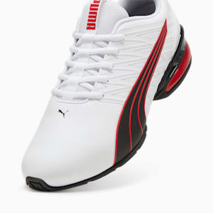 Voltaic Evo Fast Running Shoes Unisex, PUMA White-PUMA Black-For All Time Red, extralarge