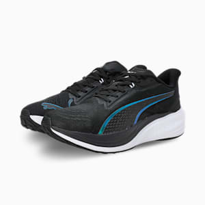 Darter Pro Iridescent Women's Running Shoes, PUMA Black-PUMA White, extralarge-IND