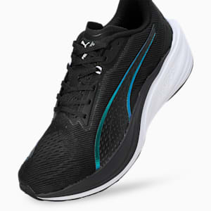 Darter Pro Iridescent Women's Running Shoes, PUMA Black-PUMA White, extralarge-IND