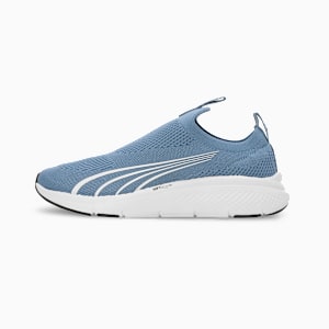 Softride Pro Echo Fling Women's Slip-On Shoes, Zen Blue-PUMA White-PUMA Black, extralarge-IND