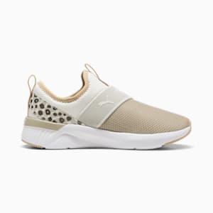 ウィメンズ ソフトライド HARLI スリップ ハイブリッド SKI ランニングシューズ, Warm White-Toasted Almond-PUMA Black, extralarge-JPN