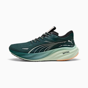 Magnify NITRO™ 3 Men's Road Running Shoes, Green Terrain-Heat Fire, extralarge