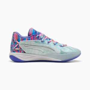 Tenis basquet Stewie 4 Prism Mujer, PUMA White-Light Aqua, extralarge