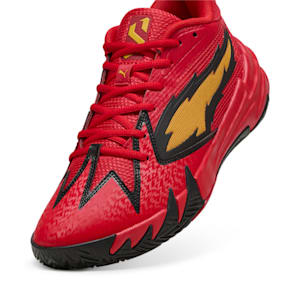 メンズ SCOOT ZEROS レトロ バスケットボールシューズ, For All Time Red-Yellow Sizzle, extralarge-JPN