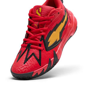 Scoot Zeros Retro Portland Big Kids' Basketball Shoes, For All Time Red-Yellow Sizzle, extralarge