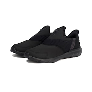 ユニセックス ソフトライド フレックス イーズイン 撥水 ランニングシューズ, PUMA Black-PUMA Black, extralarge-JPN