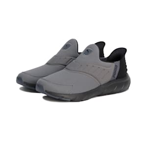 ユニセックス ソフトライド フレックス イーズイン 撥水 ランニングシューズ, Cool Dark Gray-PUMA Black, extralarge-JPN