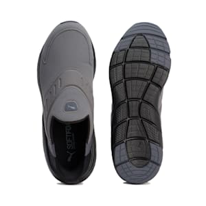 ユニセックス ソフトライド フレックス イーズイン 撥水 ランニングシューズ, Cool Dark Gray-PUMA Black, extralarge-JPN