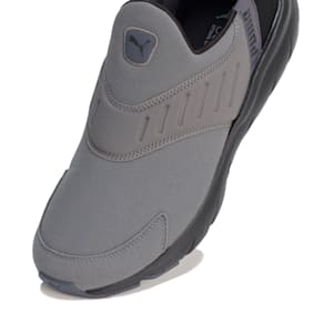 ユニセックス ソフトライド フレックス イーズイン 撥水 ランニングシューズ, Cool Dark Gray-PUMA Black, extralarge-JPN