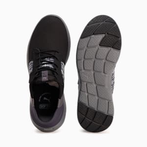 ウィメンズ ソフトライド レミ イーズインチェッカー ランニングシューズ, PUMA Black-Galactic Gray, extralarge-JPN