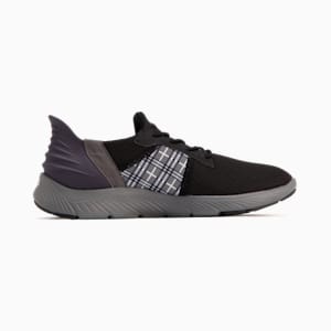 ウィメンズ ソフトライド レミ イーズインチェッカー ランニングシューズ, PUMA Black-Galactic Gray, extralarge-JPN