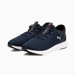 ユニセックス ソフトライド クルーズ 2 スリッポン コード ランニングシューズ, Club Navy-Flat Dark Gray, extralarge-JPN