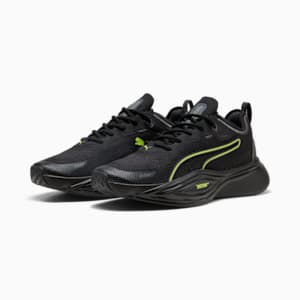 PWR NITRO™ SQD 2 Unwavered Training Shoes, PUMA Black-Galactic Gray-Yellow Alert, extralarge