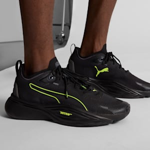 PWR NITRO™ SQD 2 Unwavered Training Shoes, PUMA Black-Galactic Gray-Yellow Alert, extralarge