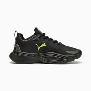 PWR NITRO™ SQD 2 Unwavered Training Shoes, PUMA Black-Galactic Gray-Yellow Alert, extralarge