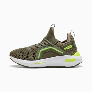 Tenis de running SOFTRIDE Enzo 5, Loden Green-Yellow Alert, extralarge