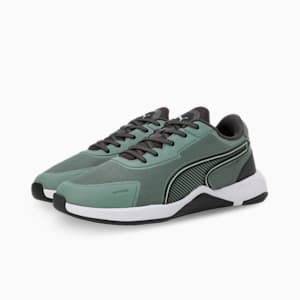 Swift Pulse Men's Training Shoes, Eucalyptus-Flat Dark Gray-Fizzy Apple, extralarge-IND