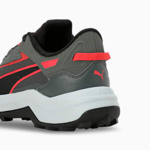 Quest X Men's Running Shoes, Mineral Gray-Active Red-PUMA Black, extralarge-IND