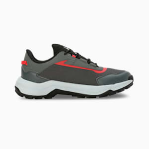 Quest X Men's Running Shoes, Mineral Gray-Active Red-PUMA Black, extralarge-IND