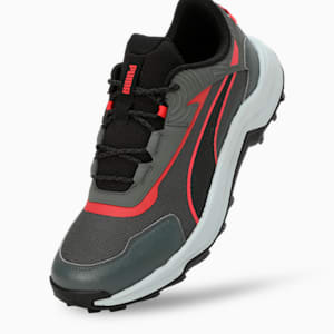 Quest X Men's Running Shoes, Mineral Gray-Active Red-PUMA Black, extralarge-IND