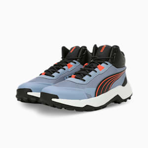 Questblitz Mid Men's Running Shoes, Filtered Ash-PUMA Black-Hot Heat, extralarge-IND