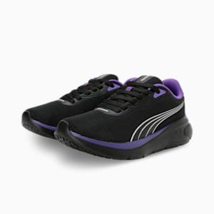 Exoteric Women's Running Shoes, Team Violet-PUMA Black-PUMA Silver, extralarge-IND