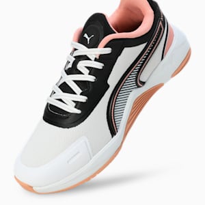 PUMA SwiftPulse Women's Training Shoes, PUMA White-PUMA Black-Poppy Pink, extralarge-IND