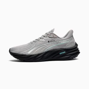 Velocity NITRO™ 4 GORE-TEX® Men's Waterproof Road Running Shoes, Gray Echo-PUMA Black-Mint Melt, extralarge